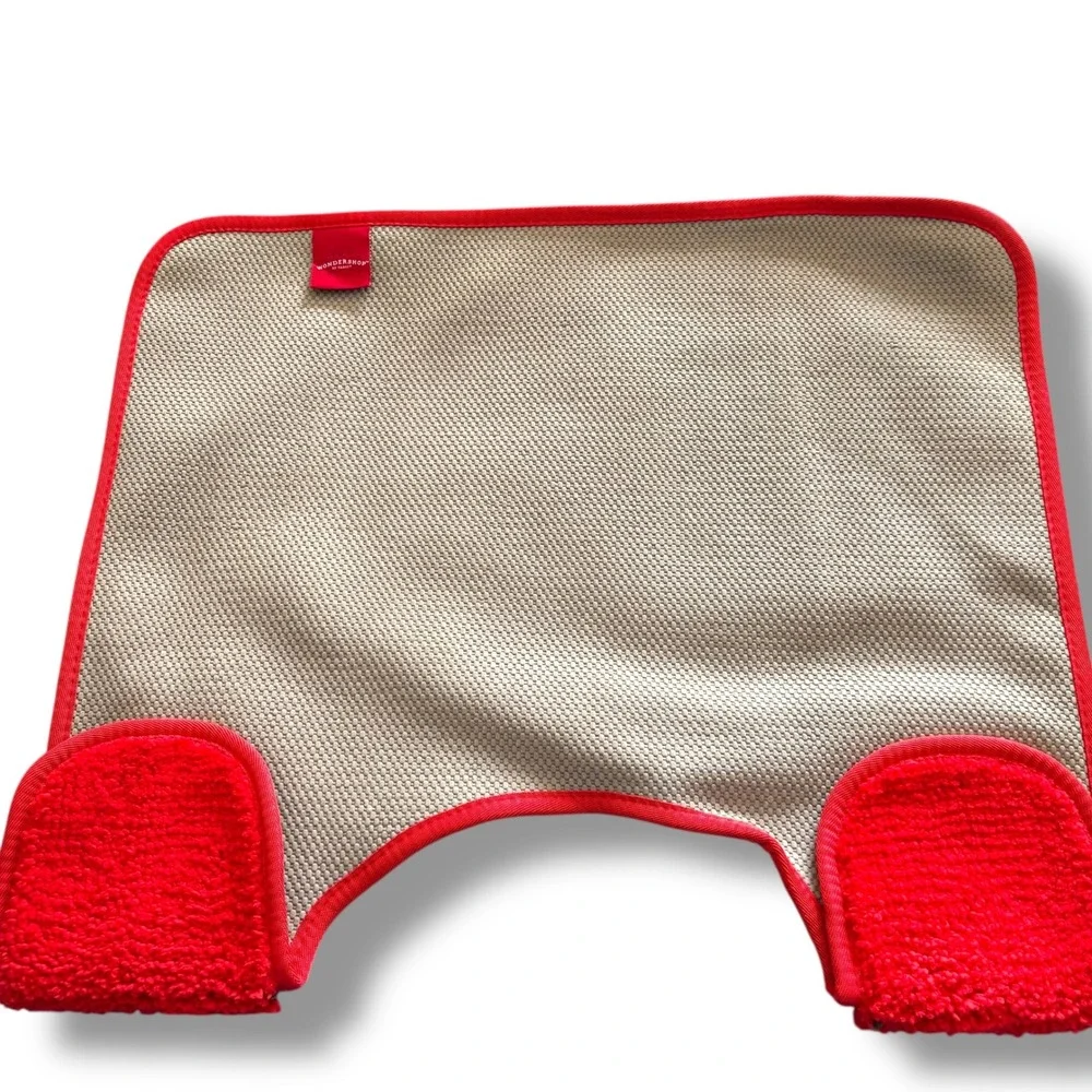 WonderShop Christmas Tree Contour Bath Rug‎ & Lid Cover Set Red Green New